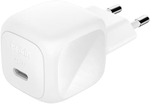 Belkin BoostCharge power adapter - compact - 24 pin USB-C - 45 Watt