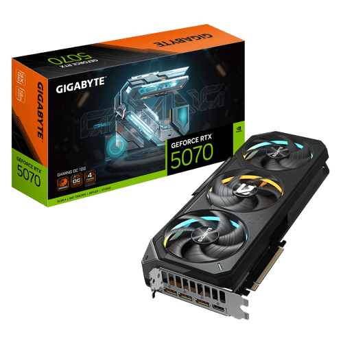 Gigabyte GeForce RTX 5070 GAMING OC 12G - Grafikkort - GeForce RTX 5070 - 12 GB GDDR7 - PCI Express 5.0 - 3 x DisplayPort, HDMI