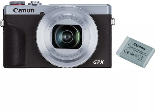 Canon PowerShot G7 X Mark III - Silver - Battery Kit