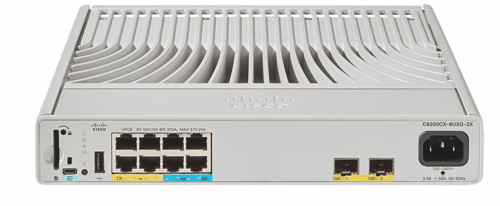 Cisco Catalyst C9200cx-8uxg-2x-e Netværksswitch Administreret L2/l3 Strøm Over Ethernet (poe) Grå