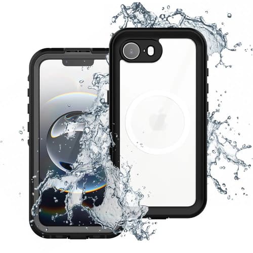 Armor-x Waterproof Case & Magnetic Case Iphone 16e, Iphone 17e Musta