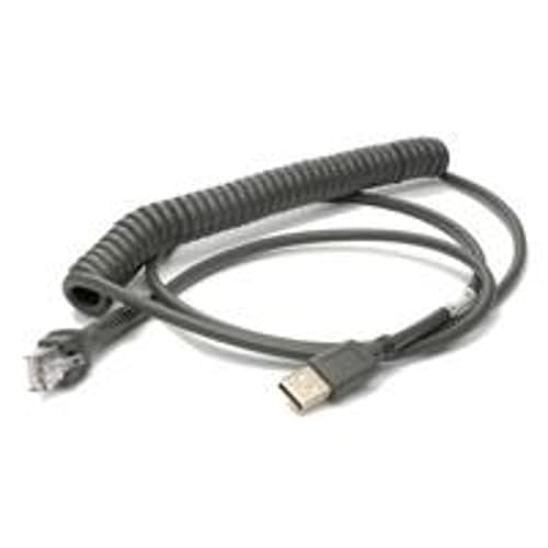 Datalogic Usb Type A Strømkabel, Spiralsnoet, 3,6 M