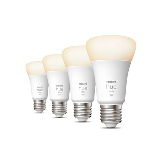 Philips Hue Hvit A60 - E27 Lyspærer - 800 - 4-pakning