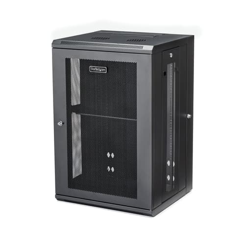 Startech 18u Wall Mount Network Switch Cabinet billede