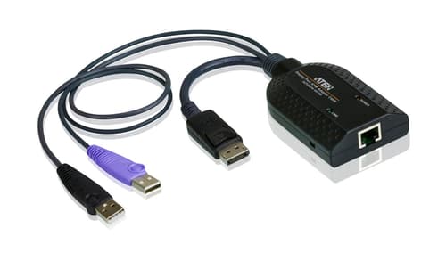 Aten Ka7169 Displayport Usb Virtual Media Kvm Adapter Cable With Smart Card Reader (cpu Module) billede