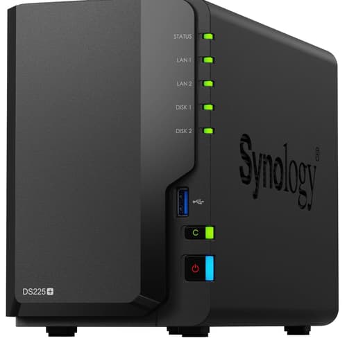 Bundle SYNOLOGY DS225+ + 2xHAT3300- 4TB Plus Series
