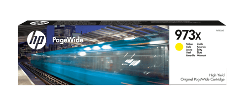Hp Muste Keltainen No.973x 7k - Pagewide