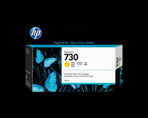 Hp Muste Keltainen 730 130ml - Dj T1700