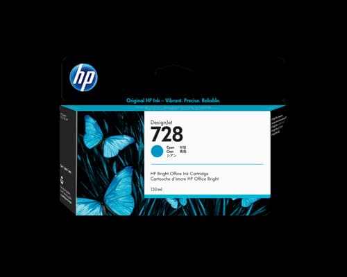 Hp Muste Syaani 728 130ml - Dj T730
