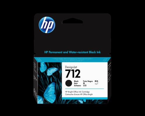 Hp Blæk Sort 712 38ml