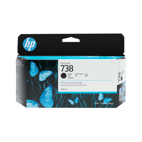 Hp Musta Mustepatruuna 738, 130 Ml, Designjet T850/t950