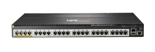Hpe Aruba Networking 2930m 24 Smart Rate Poe Class 6 1-slot Switch Håndtert L3 Gigabit Ethernet (10/100/1000) Strøm Over Ethernet (poe) 1u Grå