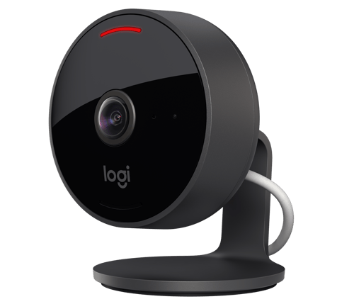 Logitech® | Circle View - Netværksovervågningskamera - udendørs, indendørs - vejrbestandig - farve (Dag/nat) - 1920 x 1080 - 1080p - audio - trådløs - WiFi