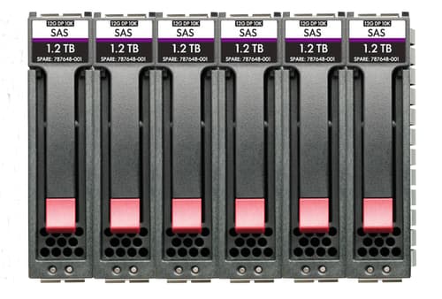 Hpe Msa 72tb Sas 12g Midline 7.2k Lff (3.5in) M2 1yr Wty 6-pack Hdd Bundle Sisäinen Kiintolevy 7200 Rpm 3.5" 3.5" 7200r/min Sas Hdd