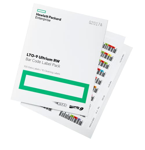 Hpe Lto-9 Ultrium Rw Bar Code Label Pack 1,26 Cm billede