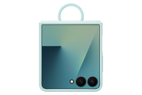 Samsung Silicone Ring Case Samsung Galaxy Z Flip7 Mintfärgad