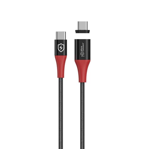 Microconnect Safe Charge Magnetic Usb-c To C Data Blocker Cable 1.5m 1.5m Usb-c Usb-c Svart, Rød