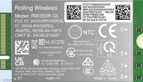 HP - wireless cellular modem - 5G LTE