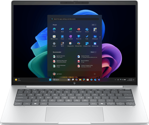 Hp Elitebook 8 G1a 14 Amd Ryzen Ai 5 16gb 512gb 14 tommer billede