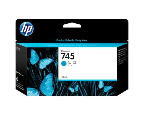 Hp Blæk Cyan No.745 130ml – Z2600/z5600