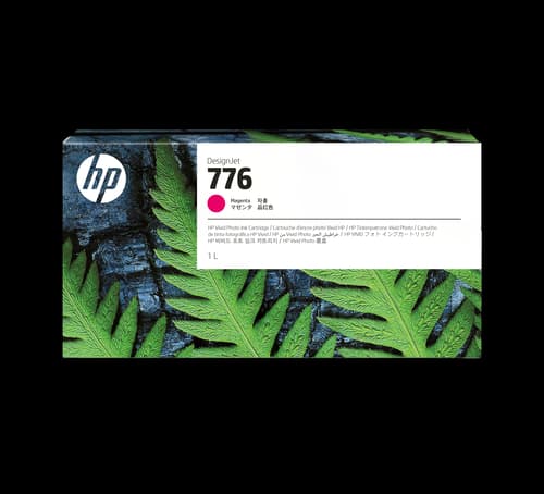 Hp 776 Blækpatron, 1 Liter, Magenta – Designjet Z9+ Pro