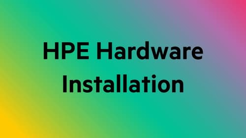 Hpe Installation Service
