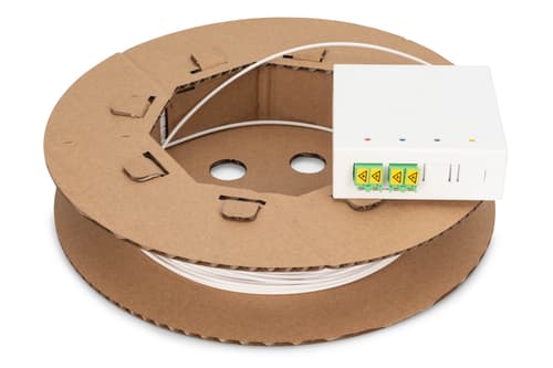 Digitus Dn-948070-1 Infiniband Och Fiberoptisk Kabel 70 M Lc 2x Lc Ftth Vit 70m Lc 2 X Lc