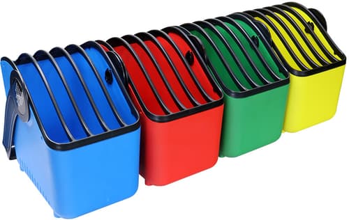 Lockncharge Stor 13 tommer Plastikkurv Til Apparater, 4-pak