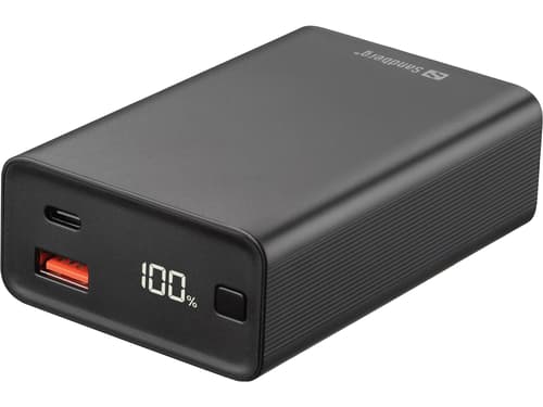 Sandberg Travel Powerbank 20000 Pd65w 77, 20000wh Sort