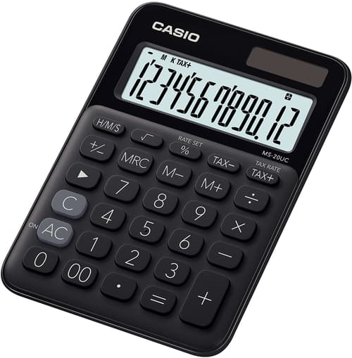 Casio Calculator Ms-20uc Sort billede