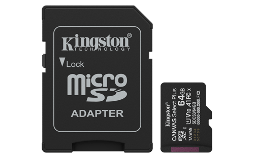 Kingston Canvas Select Plus G3 64gb Microsdxc Uhs-i