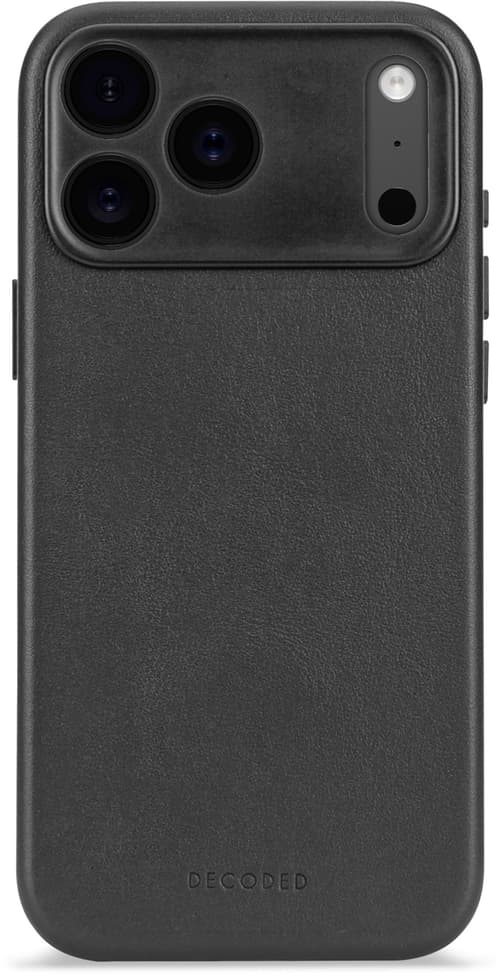 Decoded Leather Backcover Iphone 17 Pro Max Svart
