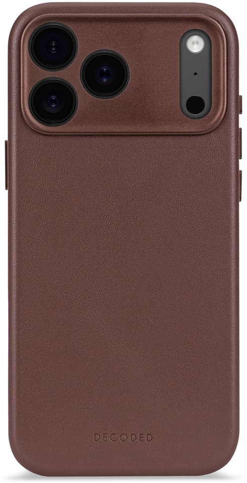 Decoded Leather Backcover Iphone 17 Pro Brun
