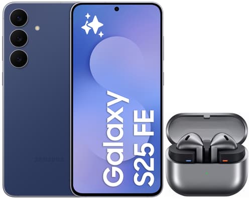 Samsung Galaxy S25 Fe 256gb Marinblå + Galaxy Buds3