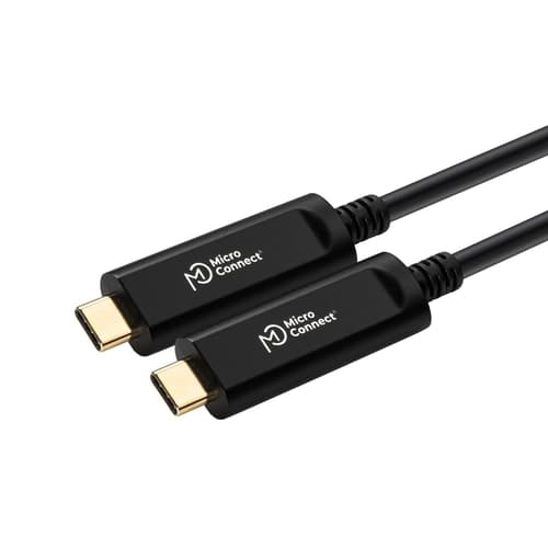 Microconnect Video Optical Cable 20m Usb-c Usb-c Svart