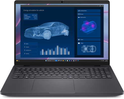 Dell Pro Max 16 Amd Ryzen Ai 7 Pro 32gb 1000gb Rtx Pro 1000 Bw 16 tommer