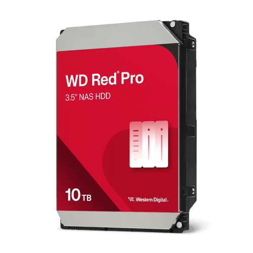 WD Red Pro WD103KFBX - Harddisk - Enterprise - 10 TB - intern - 3.5 - SATA 6Gb/s - 7200 rpm - buffer: 512 MB