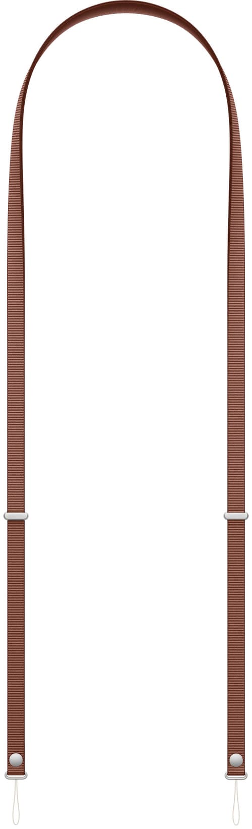 Apple Crossbody Strap Brun billede