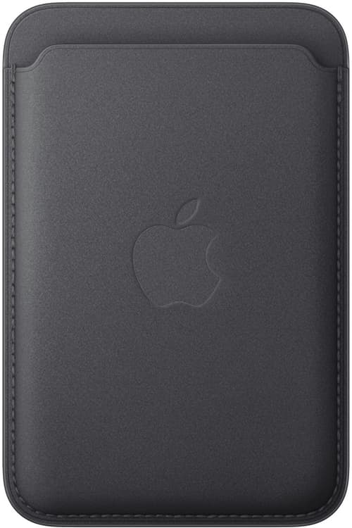 Apple Iphonen Finewoven-lompakko Magsafella Iphone 15, Iphone 16, Iphone 16 Plus, Iphone 17, Iphone 17 Pro, Iphone 17 Pro Max, Iphone Air Musta