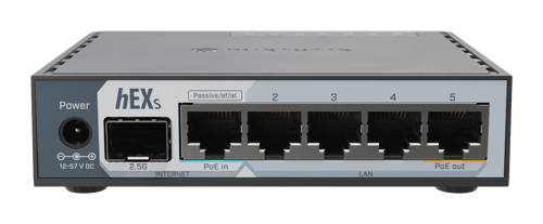 Mikrotik E60iugs Kabelforbundet Router Gigabit Ethernet Sort billede