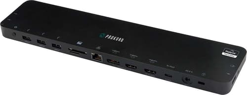 Prokord Workplace Dockningsstation Usb-c – 3x 4k, Displaylink, 80w Usb-c 3.2 Gen 1 (3.1 Gen 1)