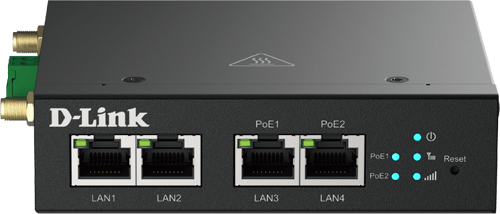 D-link Dwm-314-tp/b 4g Lte M2m Vpn Poe+ Industrial Router