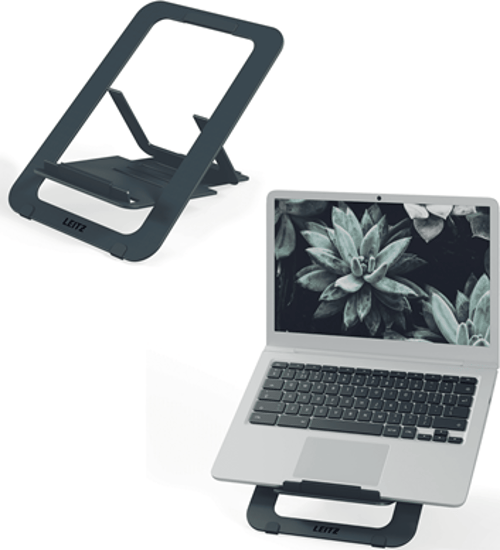 Leitz Ergo Aluminium Ultra-flat Adjustable Laptop Stand