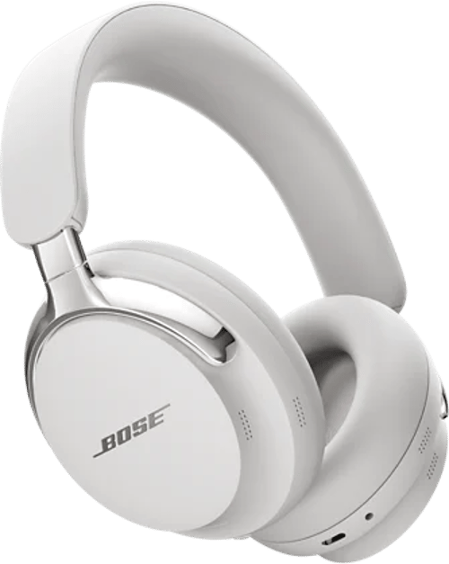 Bose QuietComfort Ultra - 2nd Gen - hovedtelefoner med mik. - fuld størrelse - Bluetooth - kablet, trådløs - aktiv støjfjerning - 3,5 mm jackstik - hvid