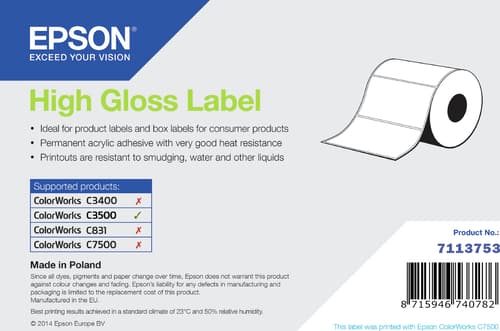 Epson Tarrat Korkeakiilto 102 × 51 Mm