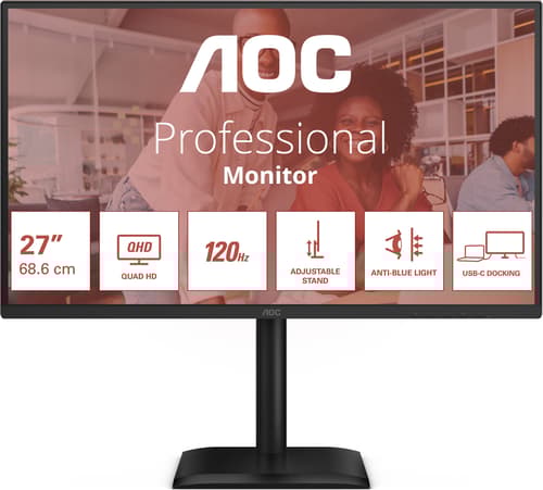 Aoc Q27e4cv 27" 2560 X 1440pixels Ips 16:9 120hz