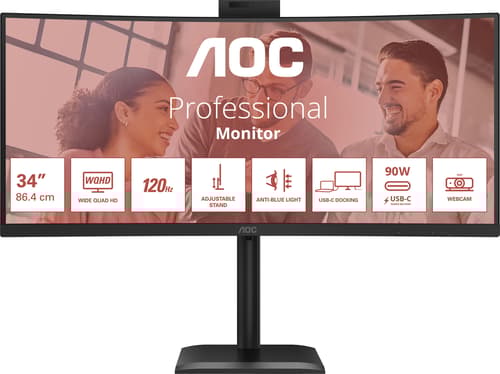Aoc Cu34e4cw 34"" 3440 × 1440pixels Va 21:9 120hz
