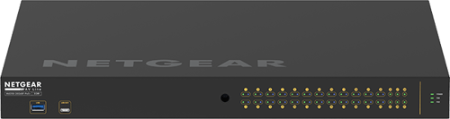 Netgear M4250-26g4xf-poe+ Administreret L2/l3 Gigabit Ethernet (10/100/1000) Strøm Over Ethernet (poe) 1u Sort