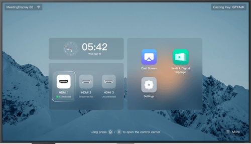 Yealink Md86 Meeting Dispay 86 tommer