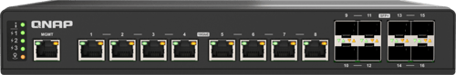 Qnap Qsw-im3216-8s8t Nätverksswitchar Hanterad L2 10g Ethernet (100/1000/10000) Svart